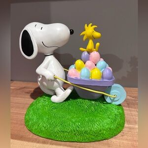 NIB Peanuts Snoopy Woodstock Easter Figurine